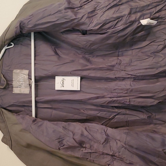 Grey Faux Leather Jacket - Picture 6 of 8